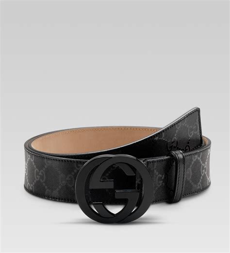 gucci mens belt black|authentic men's gucci belt sale.